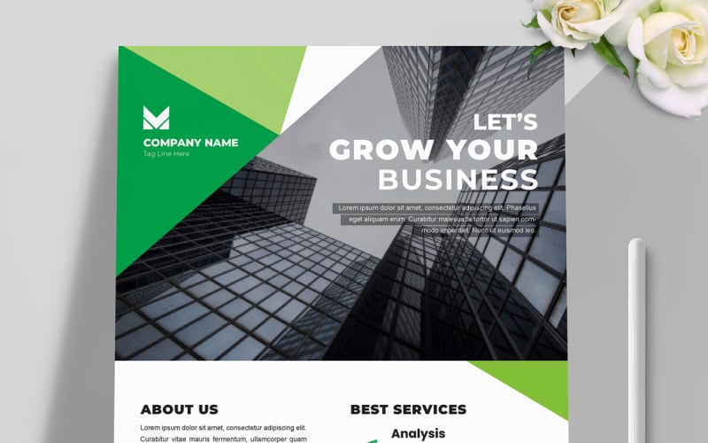 Corporate Business Flygblad Mallar