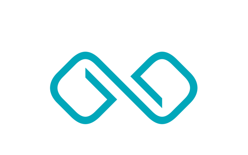 Oneindige Logo Vector sjabloon