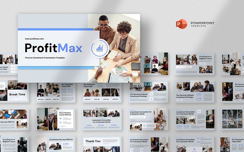ProfitMax - 金融投资PowerPoint模板