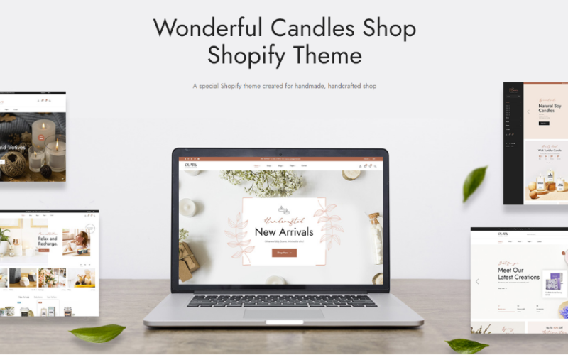 Ароматические свечи — декоративная тема Shopify