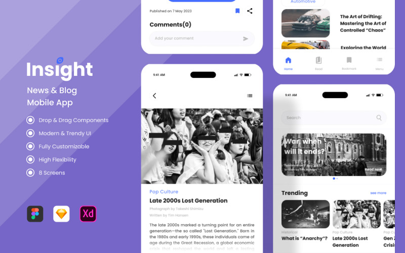 Insight – Nachrichten- und Blog-Apps für Mobilgeräte