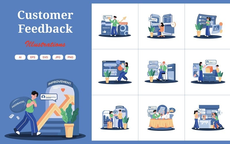 M730_Kundfeedback Illustration Pack 2