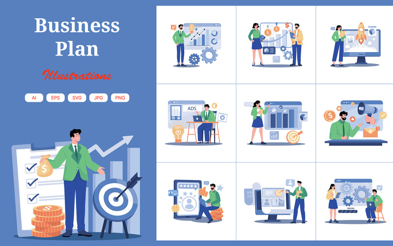 M725_Business Plan Illustration Pack 1