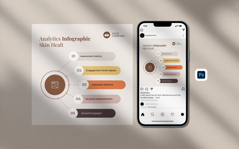 Analytics Infographic Instagram Post