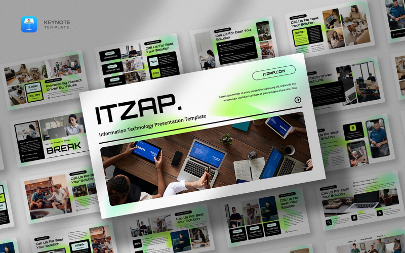 Itzap – Keynote-Vorlage für Informationstechnologie