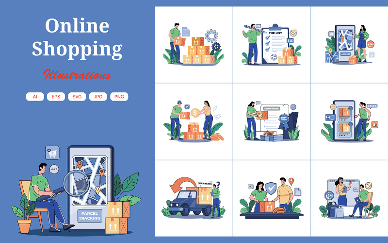 M686_Online vásárlás illusztrációs csomag 2