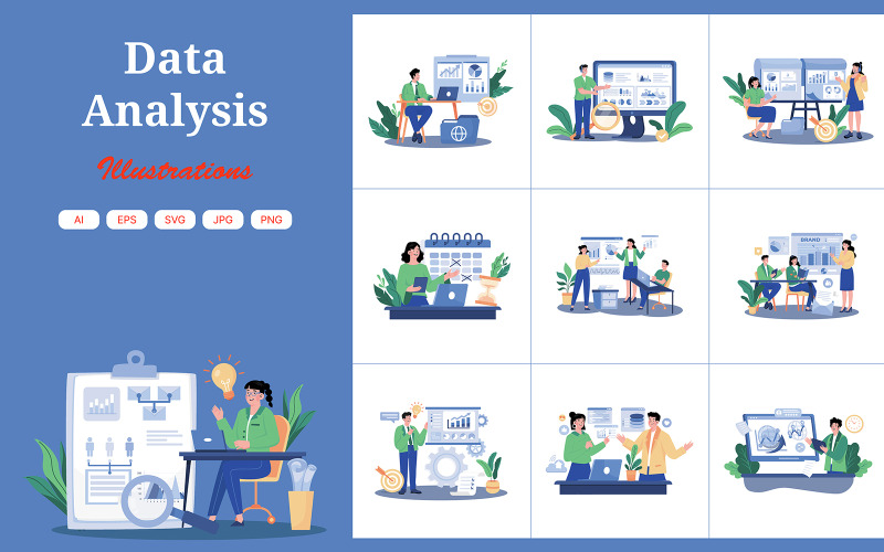 M695_Data Analysis Ilustrace Pack