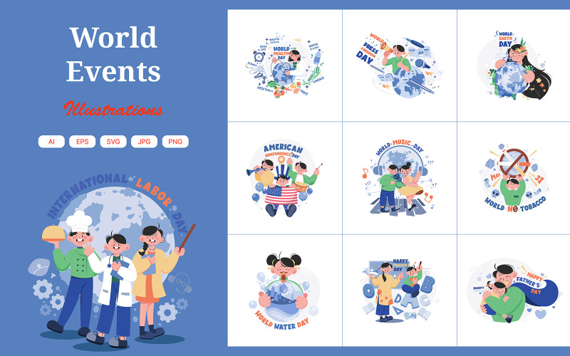 Pakiet ilustracji wydarzeń M706_World