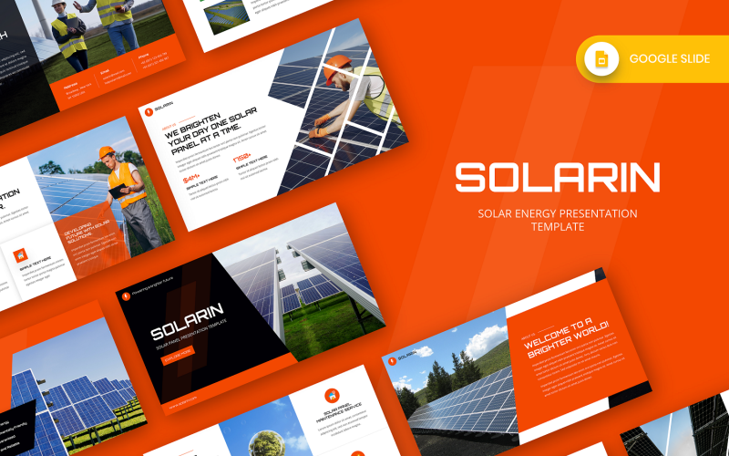 Solarin - сонячна енергія Google Slide Template