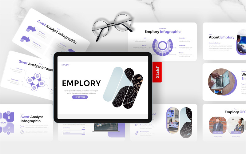 Emplory – Business Шаблон Google Slides