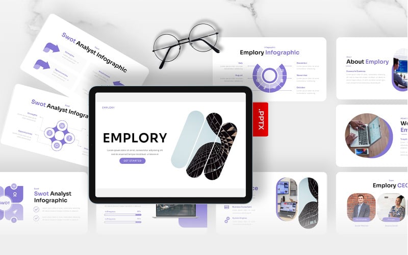 Employ – Business PowerPoint-mall