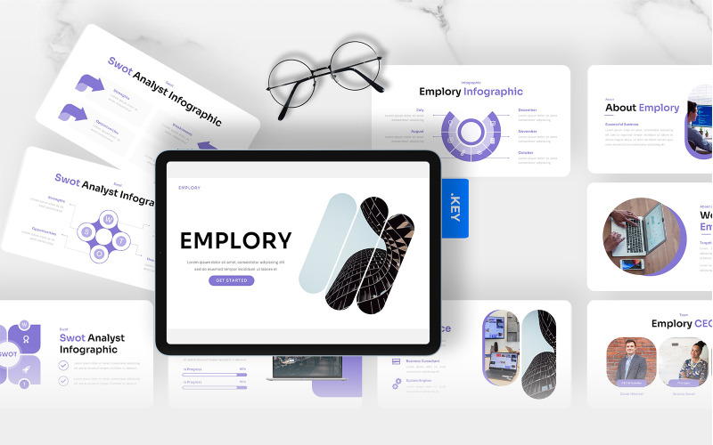 Employer – Keynote-Vorlage für Unternehmen