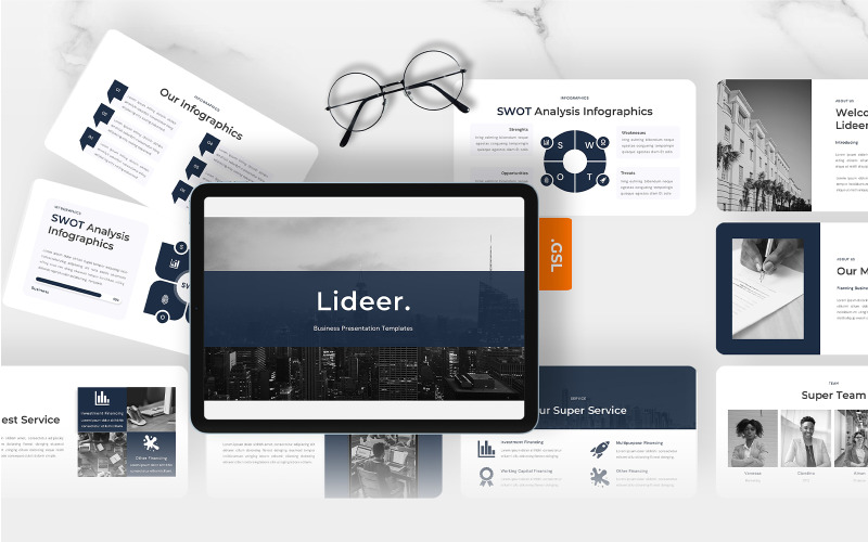 Lideer – Business Agency Google Slides Mall