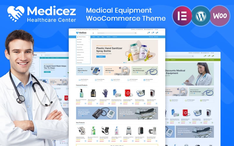Medicez - motyw WooCommerce dotyczący farmacji, leków i opieki zdrowotnej