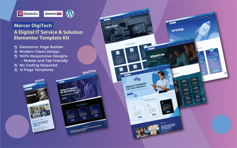 Mercer Digital - Un kit de modèles d'élément de solution et de service informatique