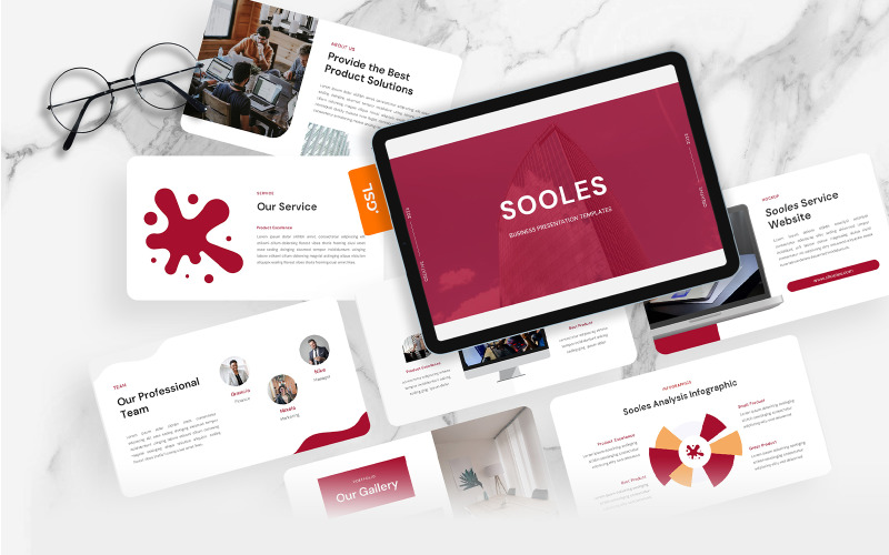 Sooles – biznesowy szablon Prezentacji Google
