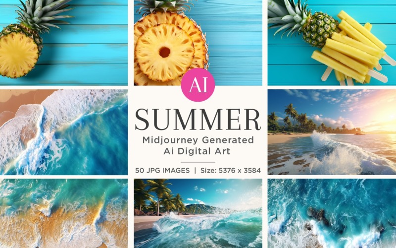 Wärme der Sommerwüste Bildhintergrund 50 Set V-1