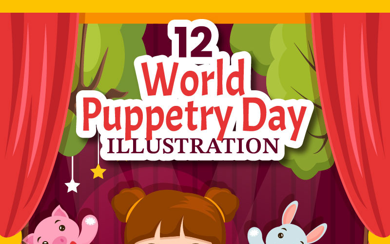 12 World Puppetry Day Illustration #377252 - TemplateMonster