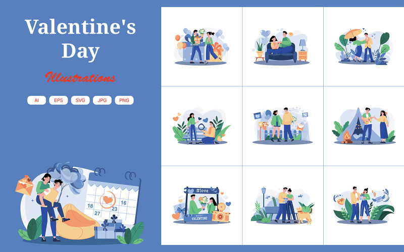M660_Valentinstag-Illustrationspaket