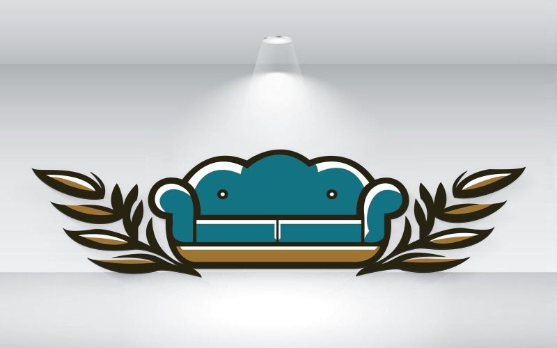 Format vectoriel du modèle de logo de meubles