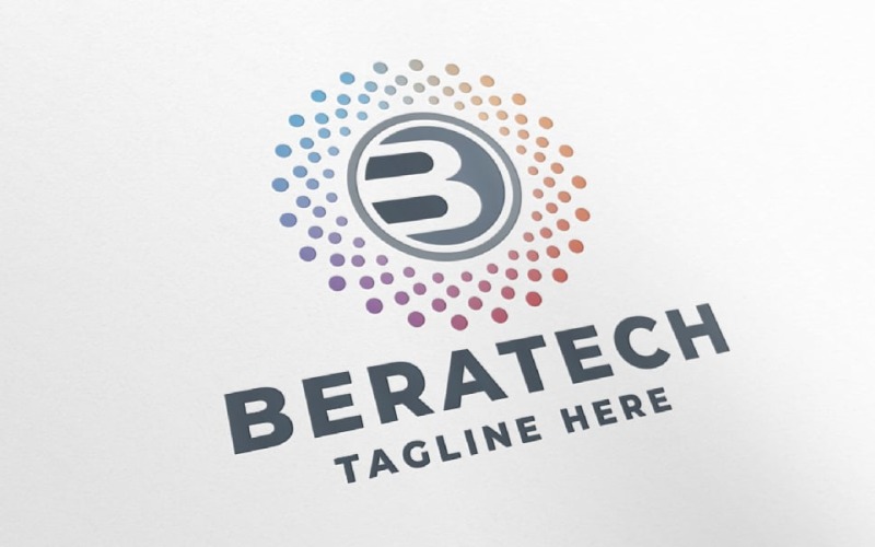 Beratech Letter B-logo sjabloon