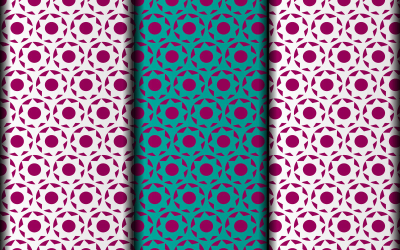 Design de padrão eps vetorial estilo círculo