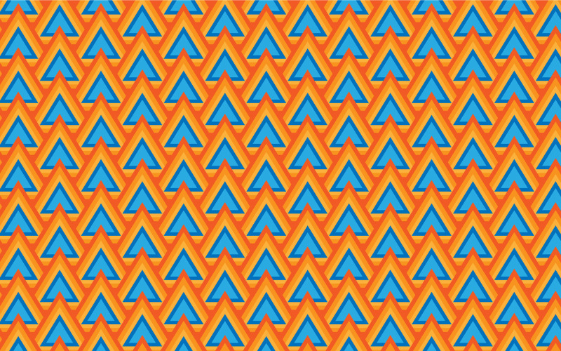 Diseño de patrones sin fisuras de vector triángulo