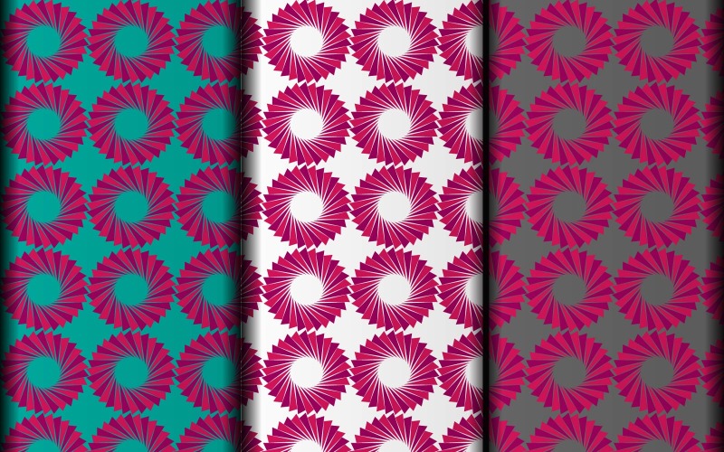 Geometric floral vector eps minimal pattern design