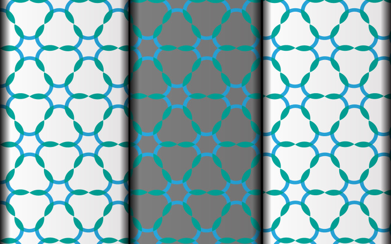 Modelo de design de padrão minimalista de flor vetorial