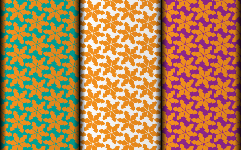 Seamless minimal pattern style effect