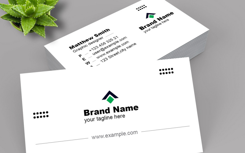 Carte de visite individuelle simple