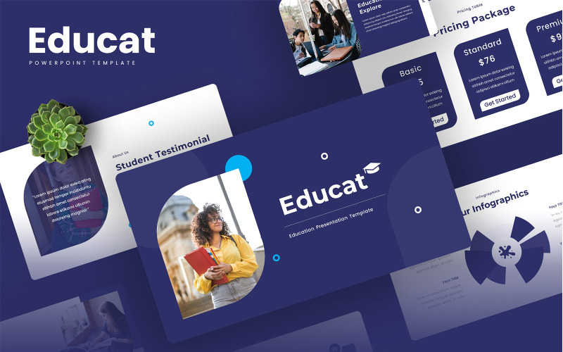 Educat - Modèle PowerPoint d'éducation
