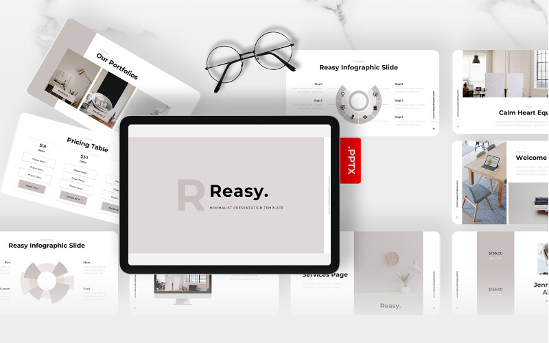 Reasy – Minimalis PowerPoint Template
