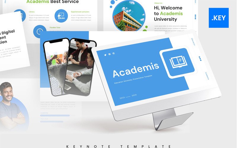 Academis - Modello di keynote per università educative