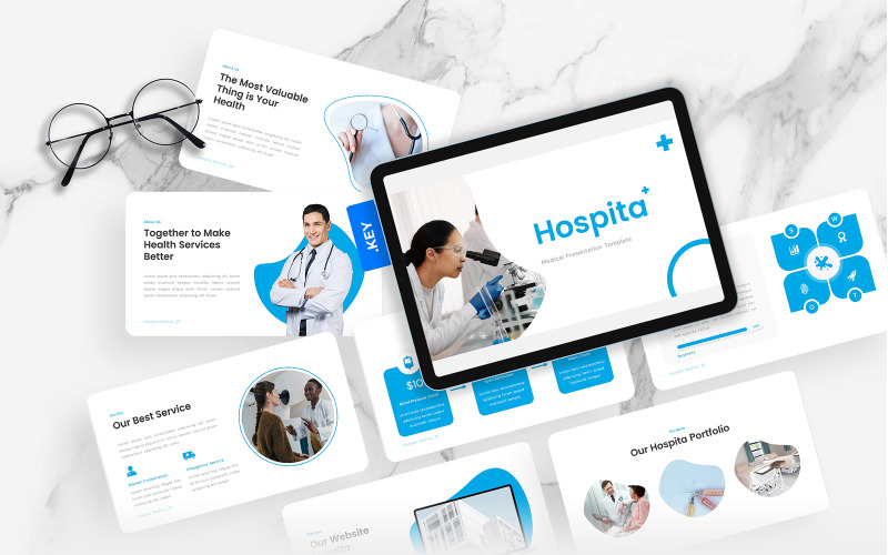 Hospita – szablon prezentacji medycznej
