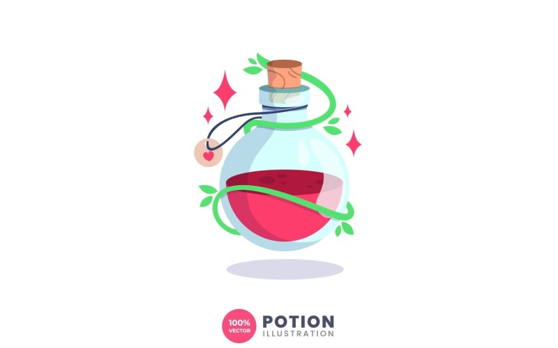 Health Potion Illustration