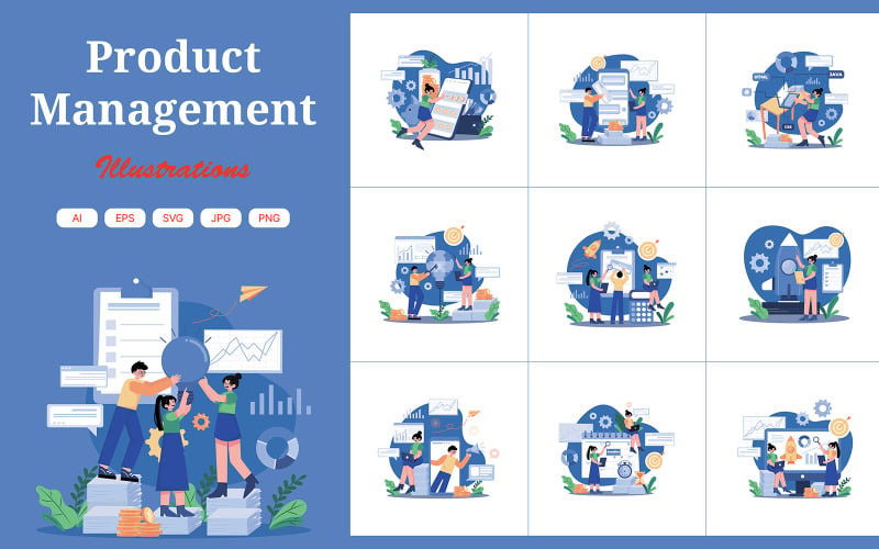 M618_Product Management Illusztrációs csomag