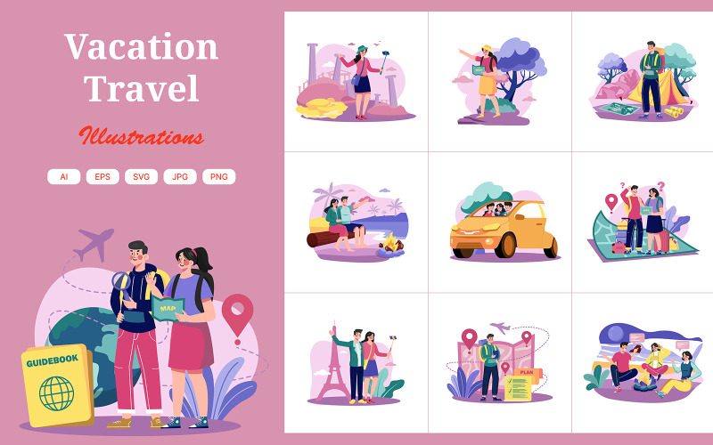 M627_Vakantiereisillustratiepakket 3