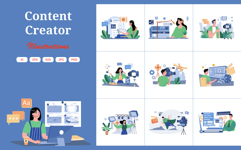 M630_Content Creator Illustrationspaket 1