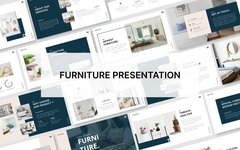 Meubels Google Slide Template-presentatie