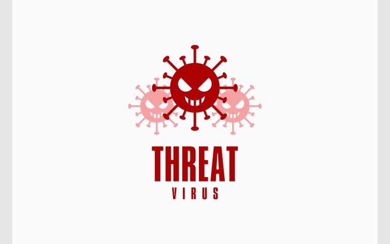 Threat Virus Infection Medical Logo