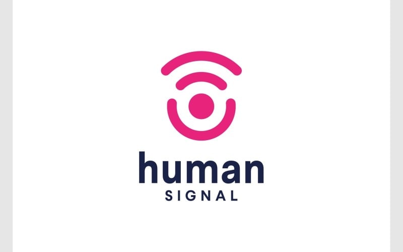 Human People Signal Wireless Logó