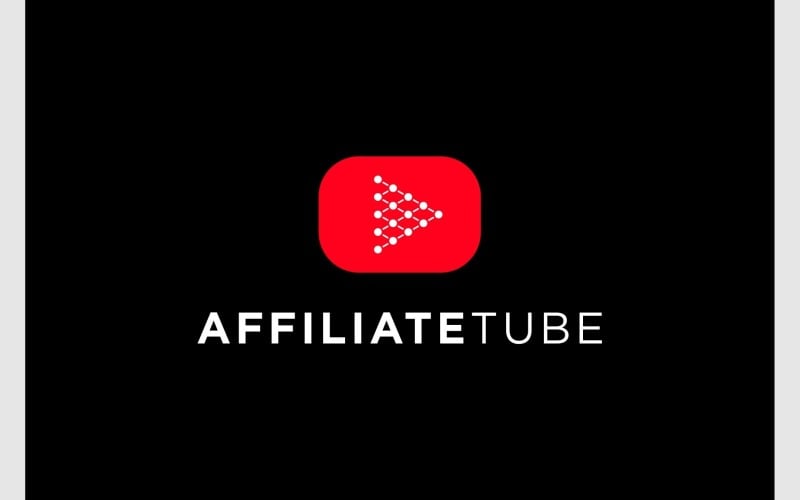 Videoafspeelknop Verbindingslogo
