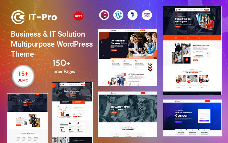 ITPRO – Thème WordPress polyvalent pour solutions commerciales et informatiques