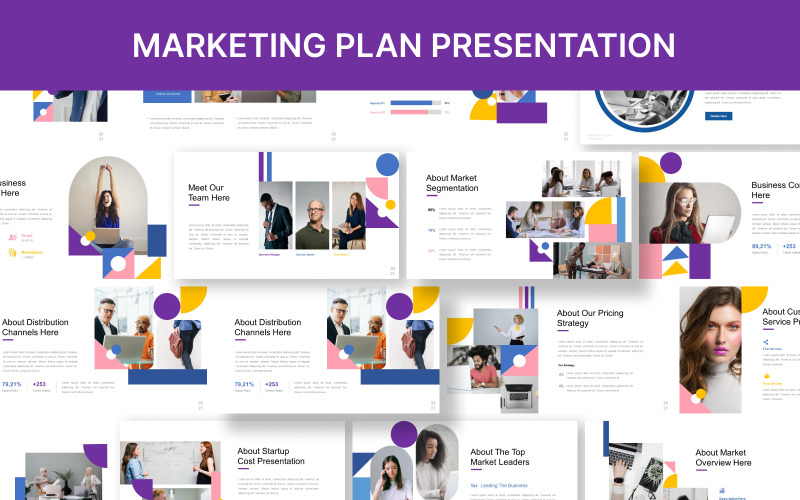 Marketingterv Google diasablon prezentáció