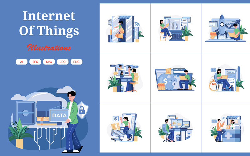 M590_Internet Of Things Illusztrációs csomag