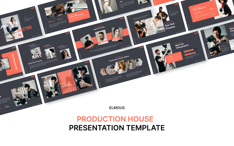Виробничий будинок Powerpoint шаблон презентації