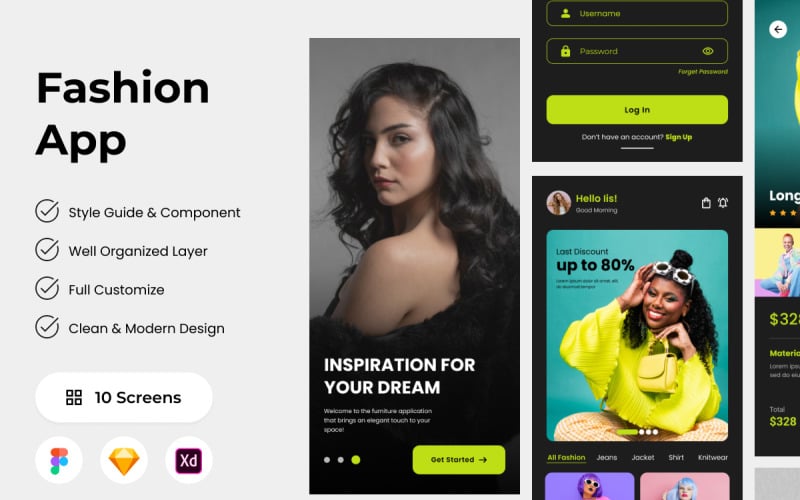 GlamHive – divatos mobilalkalmazás