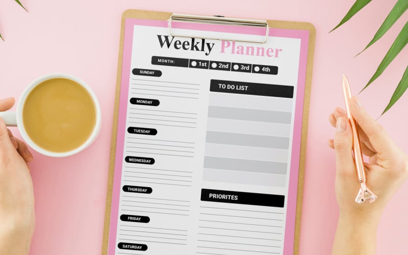 Weekly Planner -Templates Layout #379085 - TemplateMonster