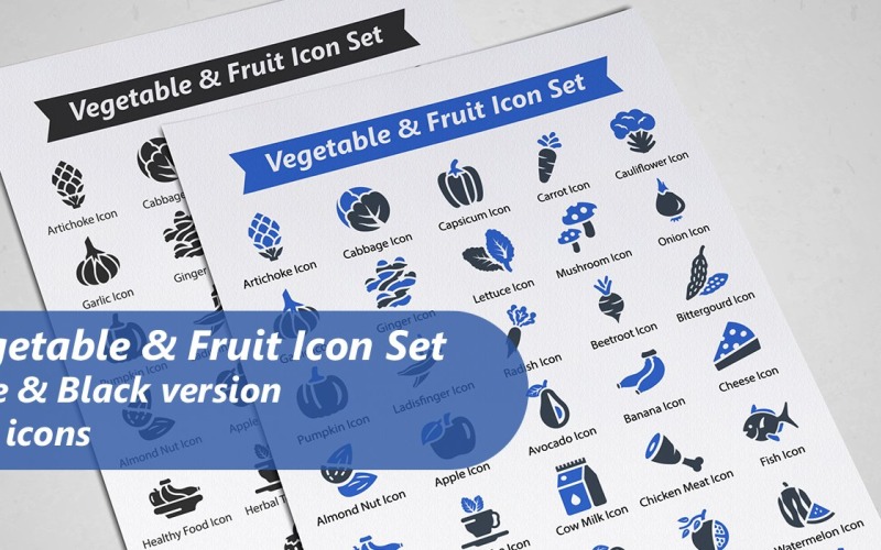 Zelenina A Ovoce Icon Set